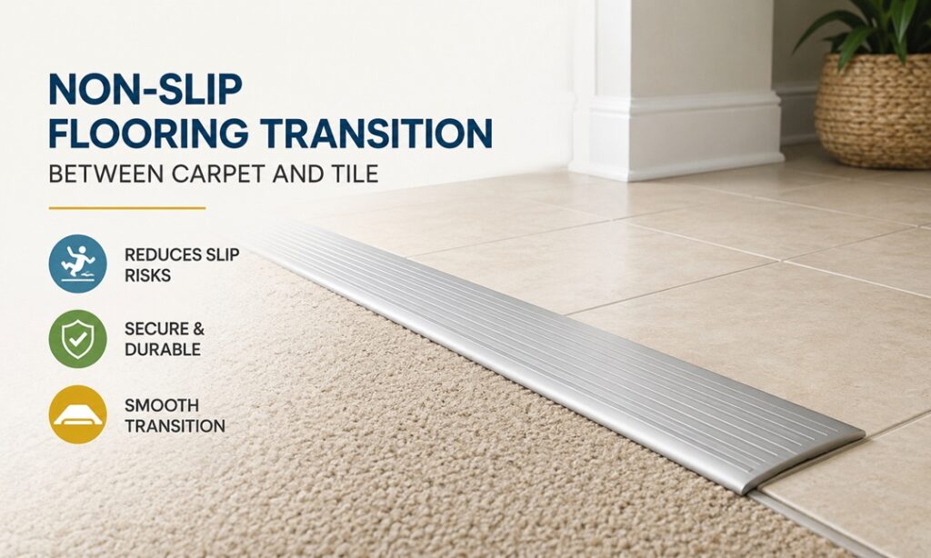 Carpet to Tile Transitions That Won’t Become a Trip Hazard